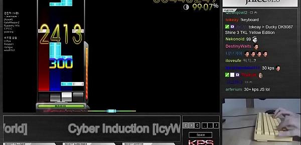  osu!mania | Cyber Induction [IcyWorld]  DT | Played by jhlee0133